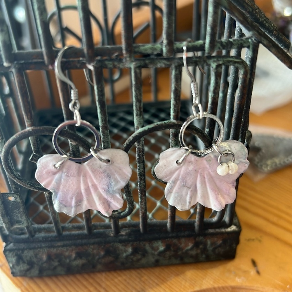Lightweight handmade polymer earrings